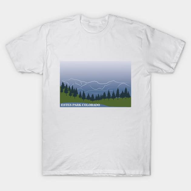 Estes Park Colorado T-Shirt by dddesign